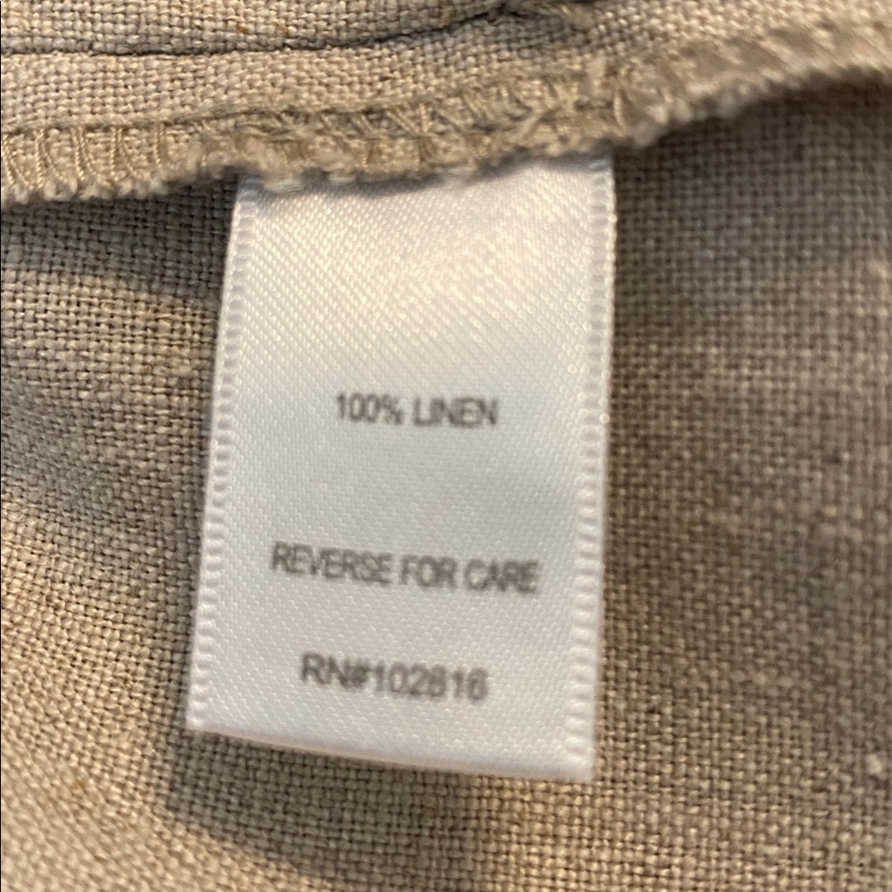 Garnet Hill 100% Linen Maxi Skirt Size10 - Picture 9 of 9
